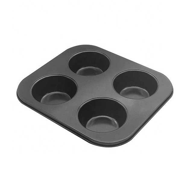 Bulk Home Kitchen Bakery Bakeware Carbon Steel Non Stick 24/12/6 Cup Muffin Pan Cupcake Baking Tray