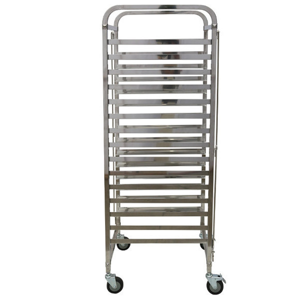 15 16 18 20 32 tiers stainless steel / aluminum bakery bread folding cooling rack and trolley for bakery and cake shop