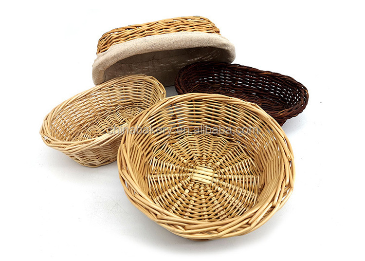 Rattan Banneton Bread Proofing Basket Willow basket Awn basket for Dough Fermentation Country Bread