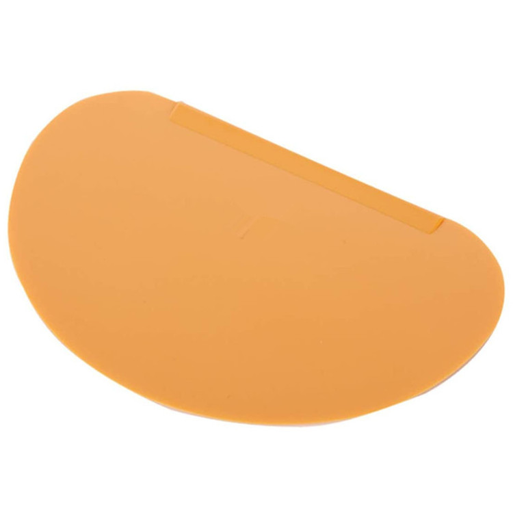 Food grade orange soft dough scraper bread scraper