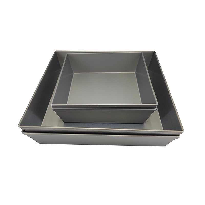 Stack-able Aluminum Metal Nonstick Square Baking Pan Cake Pizza Bread Baking Tin Mold Baking Dishes & Pans