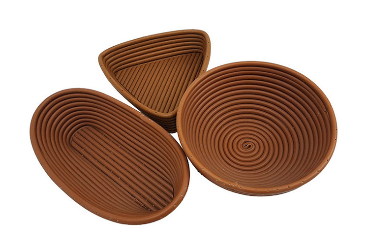 High Quality Round Plastic Rattan Banneton Brotform Bread Proving Proofing Basket