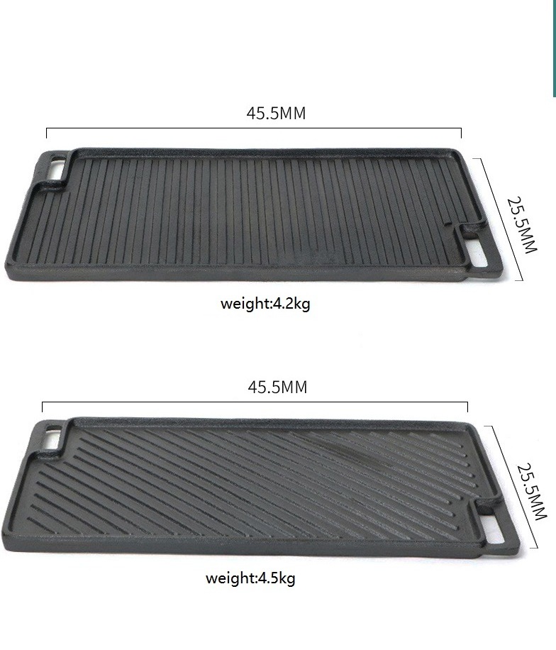 Hot Selling Square Black Cast Iron Grill Baking Pan