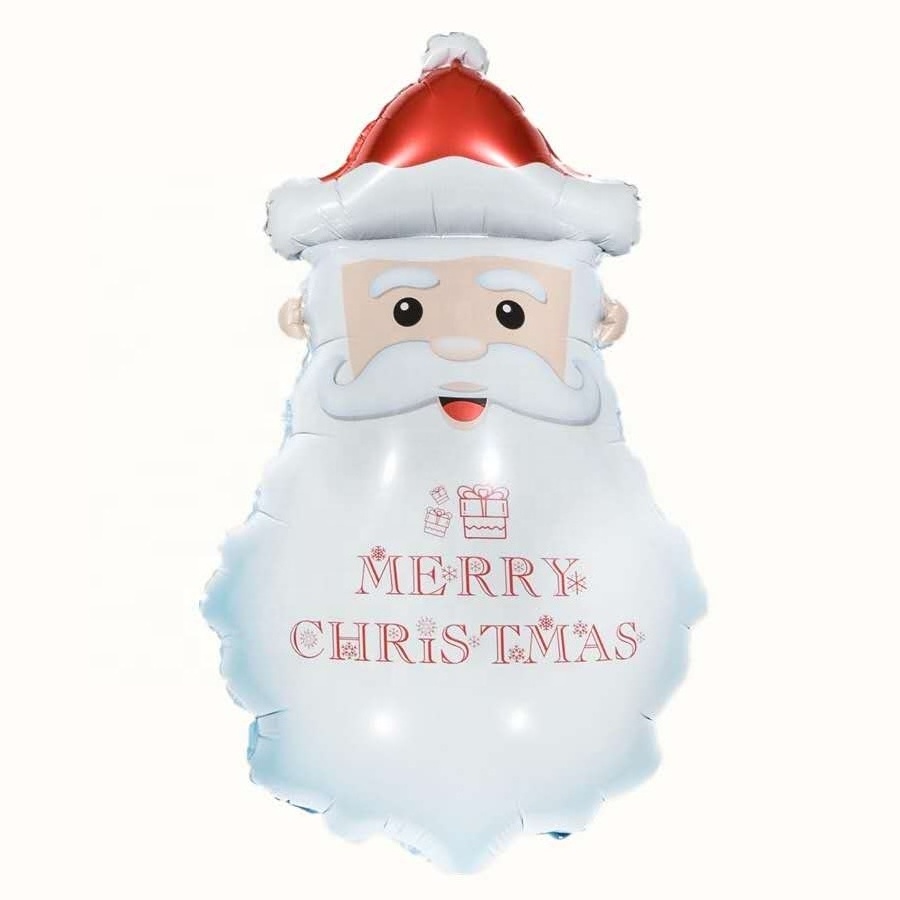 hot sell Wholesale present shaped party gift Inflatable Christmas helium balloons Merry Christmas foil balloon