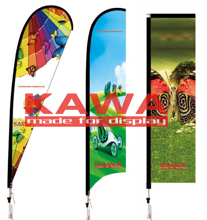 100% epoxy fiberglass full fiberglass flag pole with metal base and pvc water bag for promotional exhibition