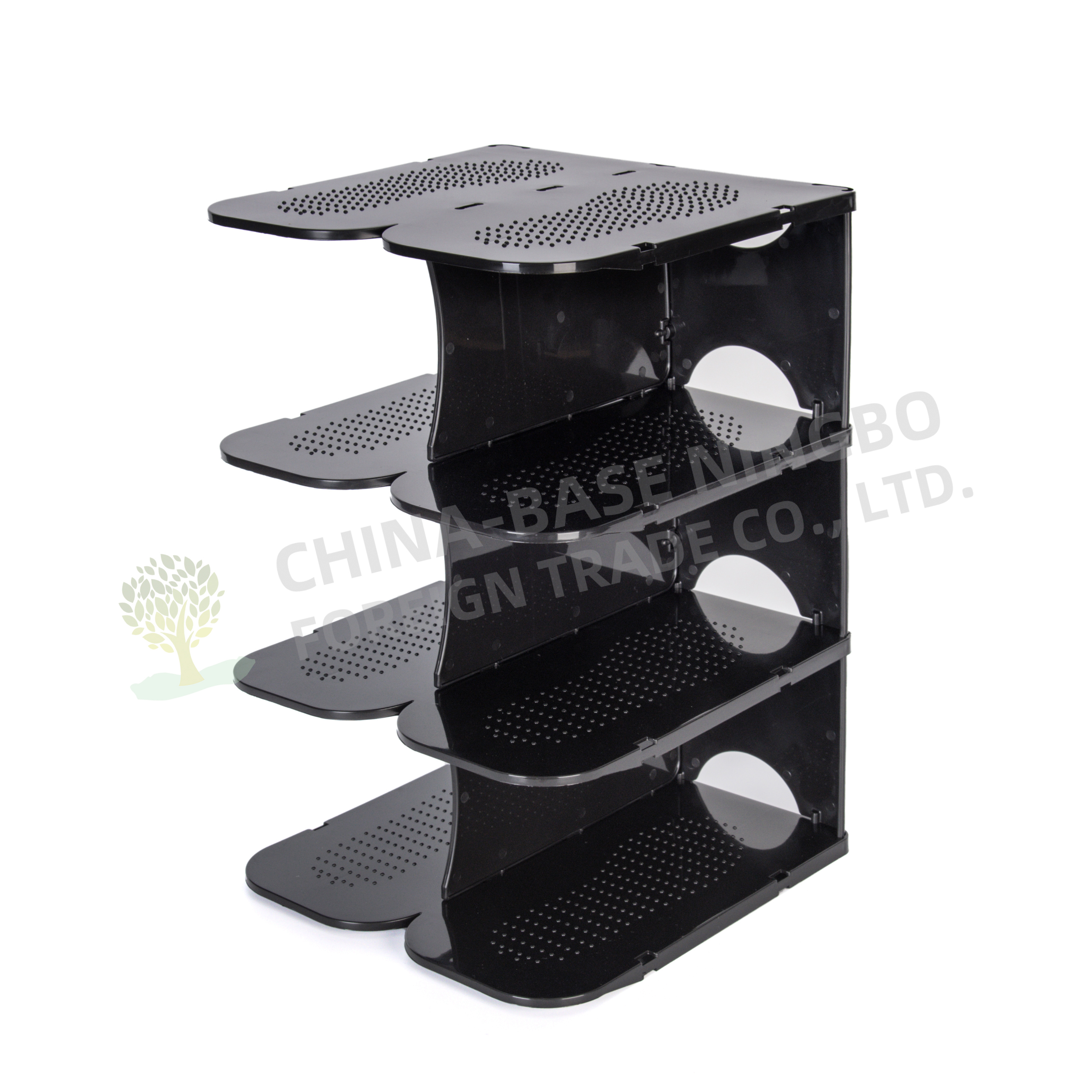 Multi-layer Stackable Shoe Storage Organizer Entryway Shelf Cabinet Shoe Rack