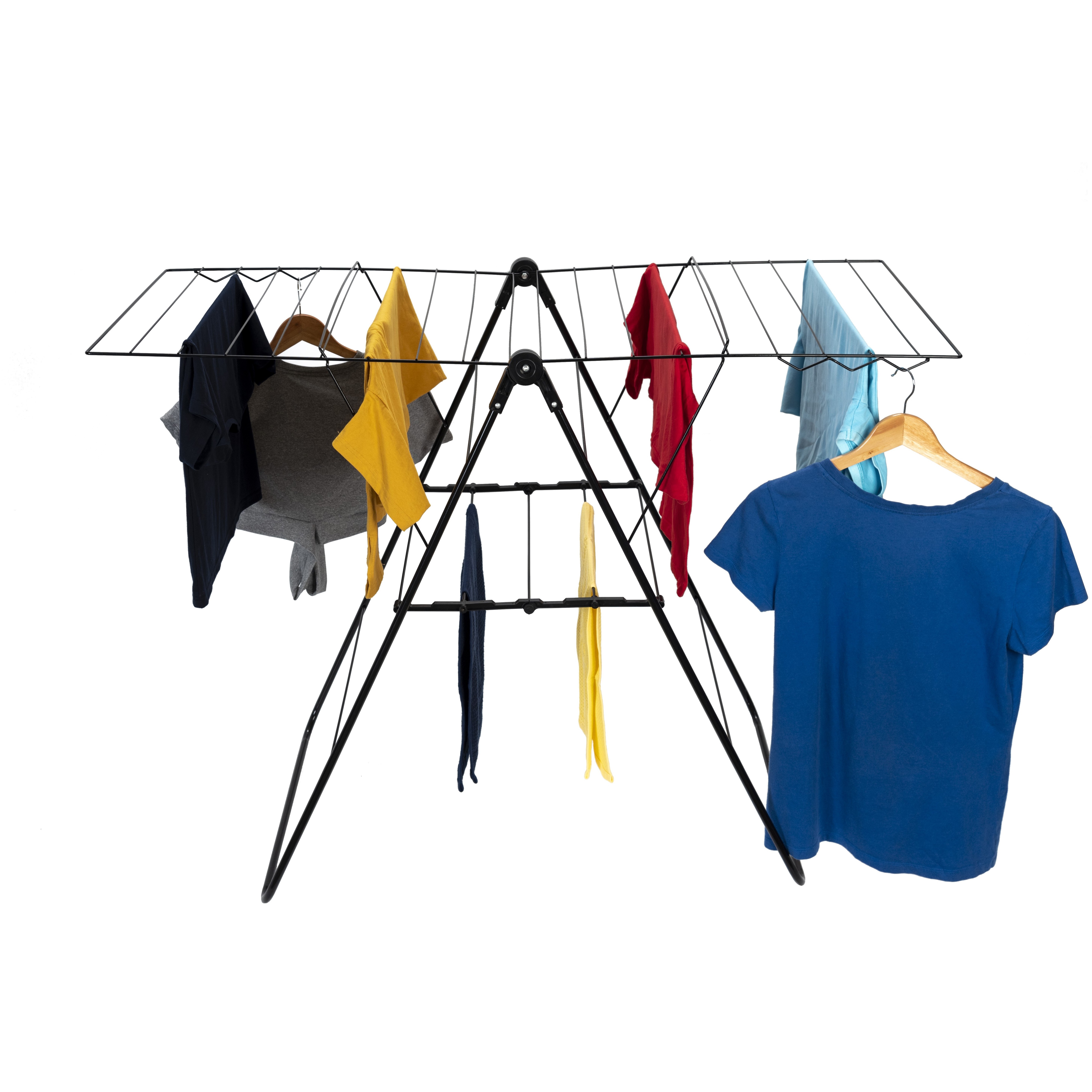 Wholesale Steel Clothes Drying Rack Balcony Drying Clothes Rack