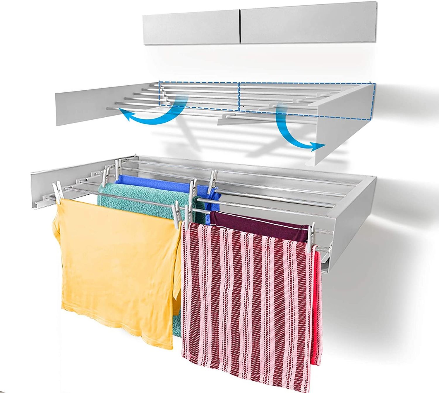 Wall Mount Bathroom Toilet Storage Rack Bathroom Towel Storage Rack Shelf Bathroom Rack Storage