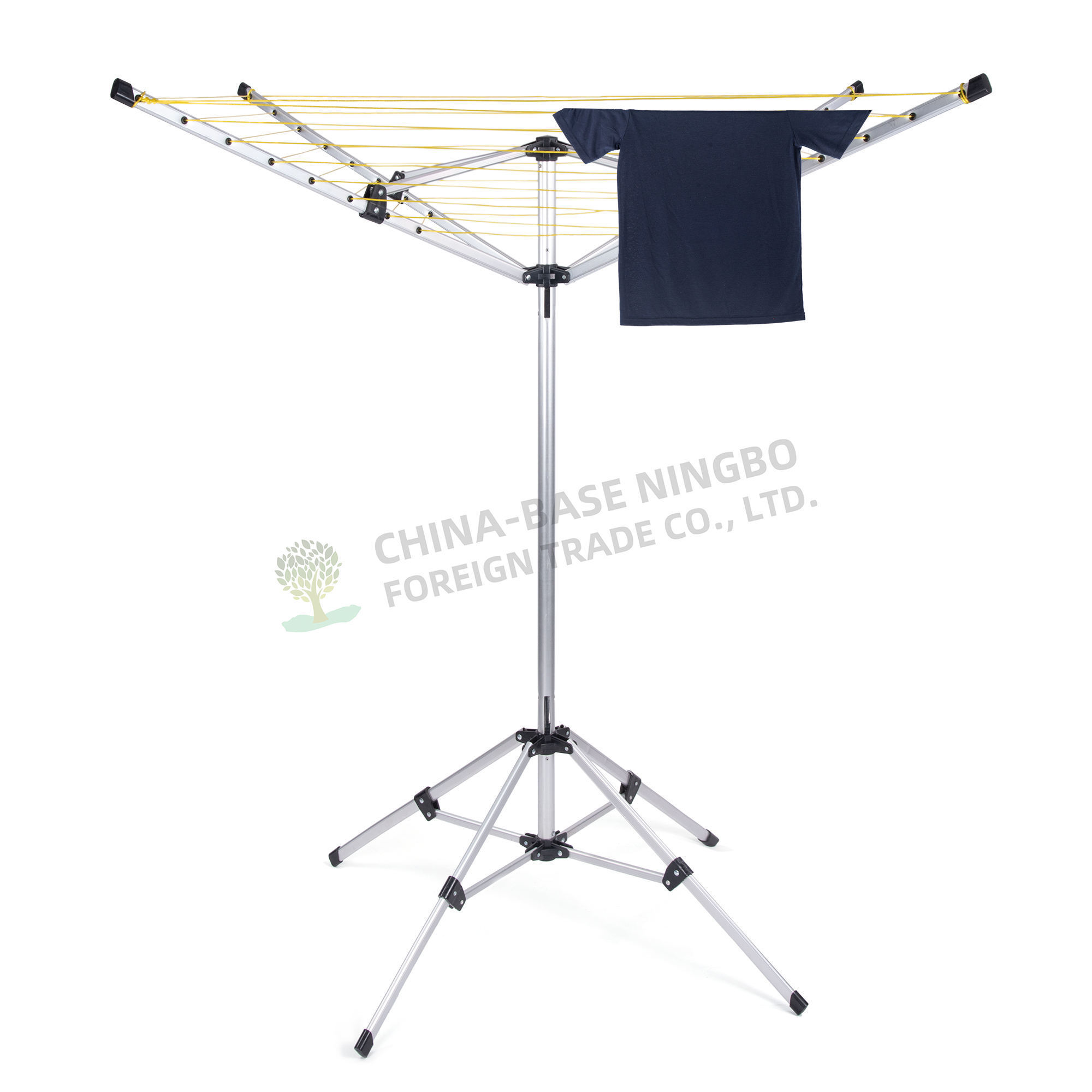 Folding Hanger Clothes Hat Towel Drying Rack Outdoor Rotary Airer Clothes Drying Rack Indoor Portable Balcony Dryer Tripod Stand