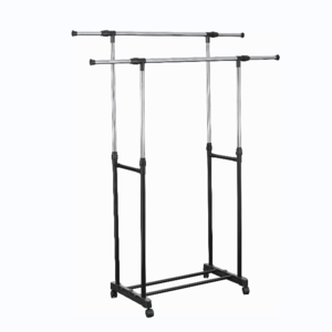 Portable Clothes Hanging Rack Modern Home Deco Telescopic Garment Standing Rack