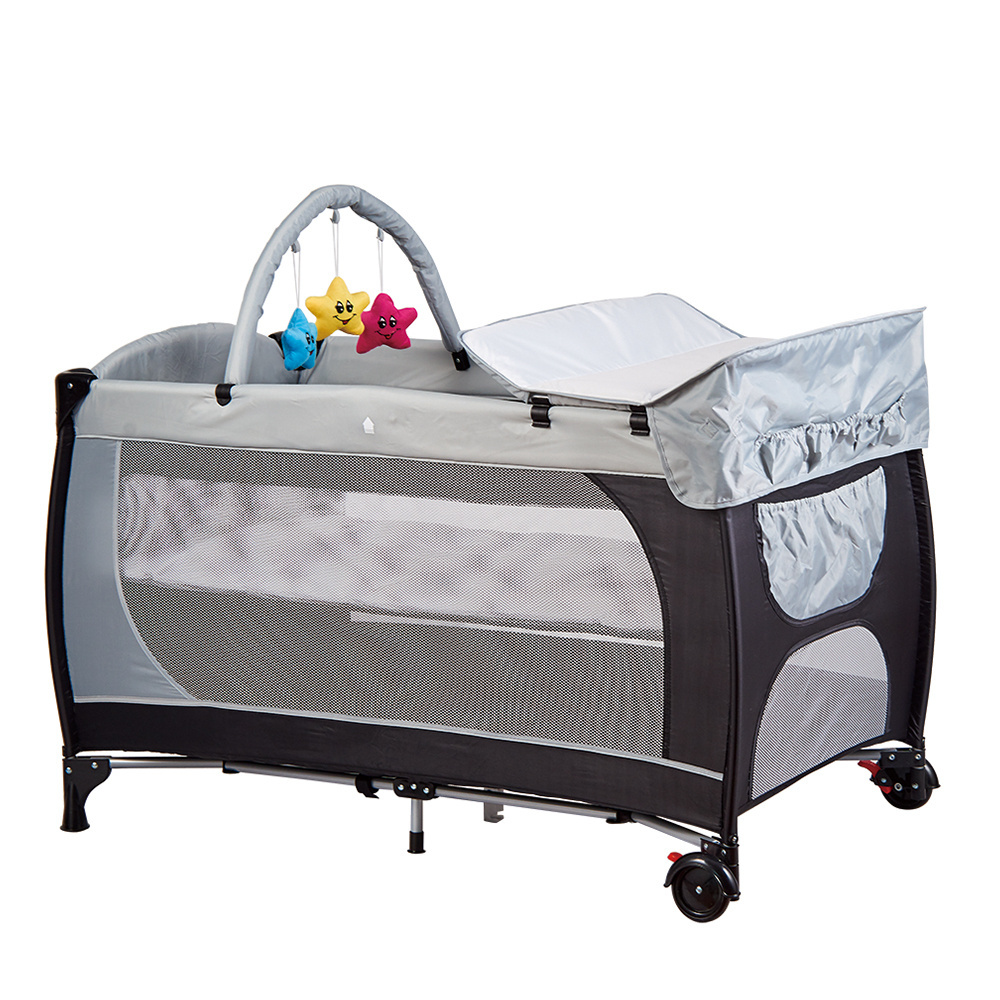 Easy Carry Multifunctional Foldable Travel Cot Toddler Beds Baby Newborn Baby Cribs Sleeping Infant Babi Bed Crib For Boys