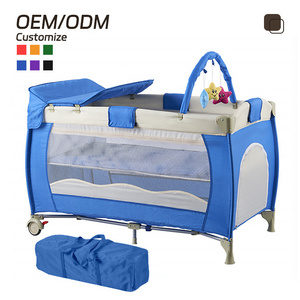 Hot Sale Multifunctional Foldable Portable EN716 Baby Cot Bed Playard Baby Crib Travel cot playpen