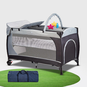 Easy Carry Multifunctional Foldable Travel Cot Toddler Beds Baby Newborn Baby Cribs Sleeping Infant Babi Bed Crib For Boys