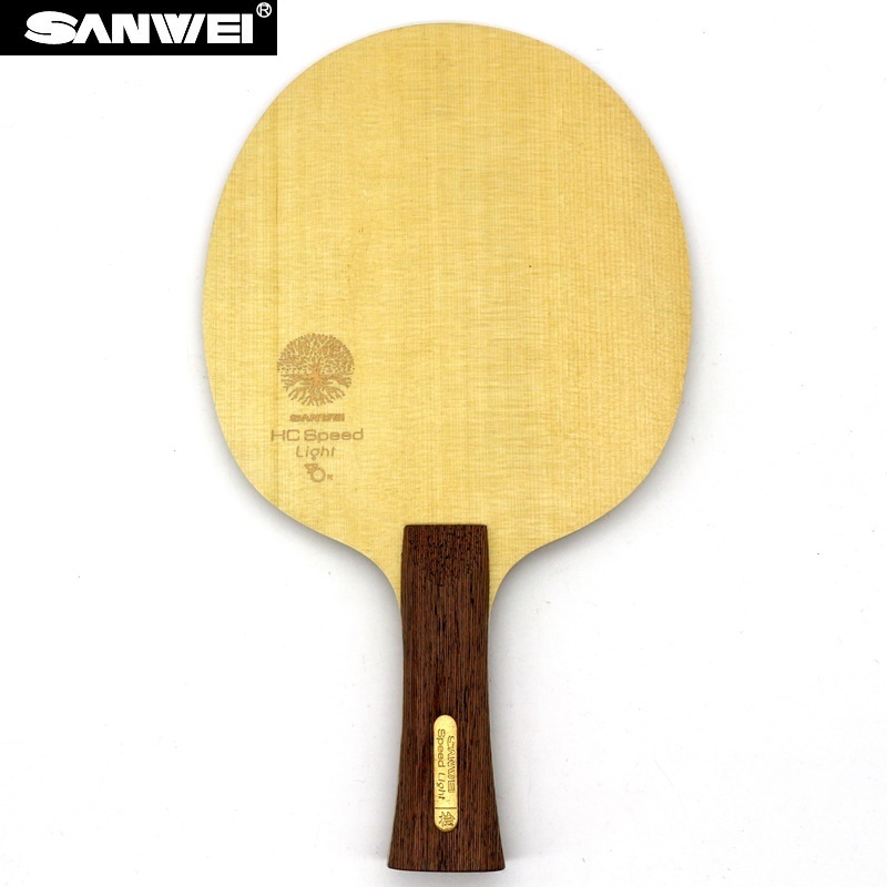 High Quality Professional Table Tennis Racket Ping Pang Bat Table Tennis Paddle SANWEI HC Speed light