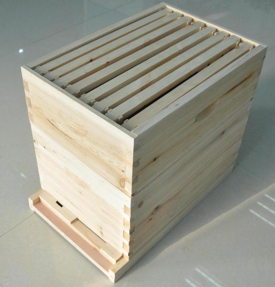 8frames/10frames Langstroth Beehive Box Wooden Bee Hives Bee Box for Beeekeeping