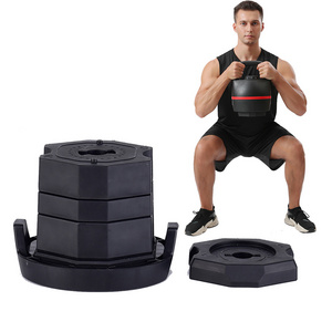 Home Fitness Black and Red Adjustable Smart Kettlebell from 3.5kg up to 18kg Training Weights