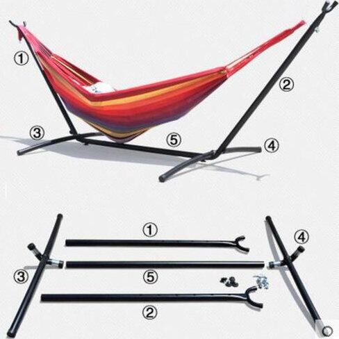 Indoor &Outdoor Triangle Hammock With Carry Bag, Travel, Beach, Backyard, Patio, Hiking Hunting Frame Stand Hammock