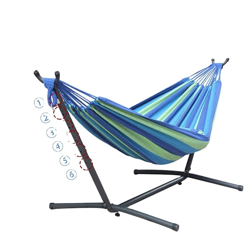 Stand Hammock for Indoor Outdoor Patio Garden Home Self Standing Hammock with Folding Stand