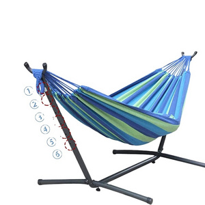 Stand Hammock for Indoor Outdoor Patio Garden Home Self Standing Hammock with Folding Stand