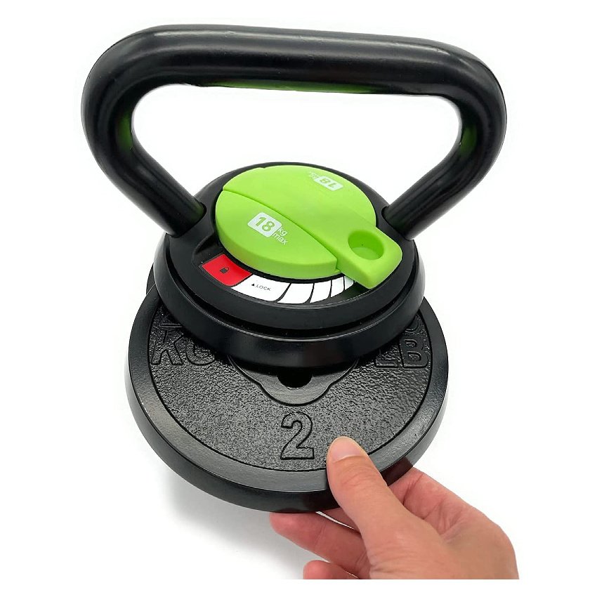 Competition-Grade Adjustable Kettlebell and Colorful Dumbbell Set