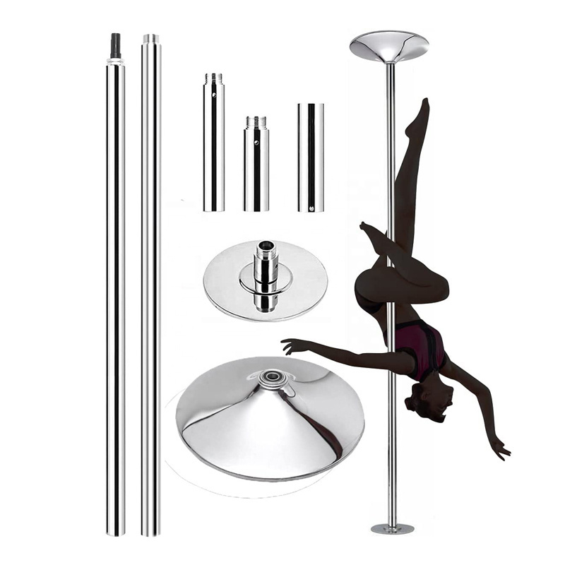 Dancing Pole 45mm Stage For Bar Studio Show,Spinning Static 2235 To 2745mm  Full Kit Home Modern Removable Fitness Dance Pole