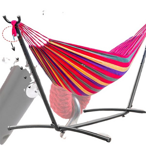 Folding Hammock Stand With Space Saving Steel Stand Includes Carrying Case Portable Easy Storage Hammocks for Camping