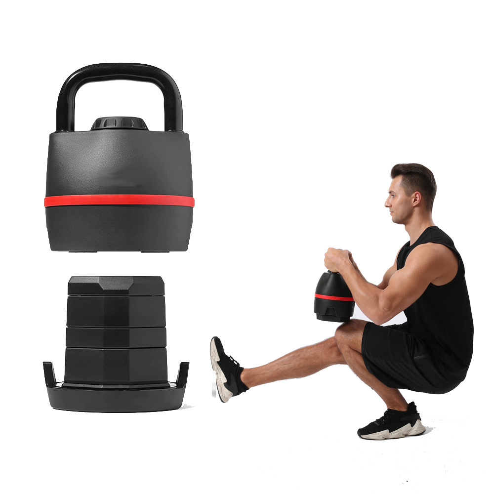 Adjustable Kettle Bell Set Exercise Fitness Weight Lifting Core Training Durable Multi-Weight Kettlebell