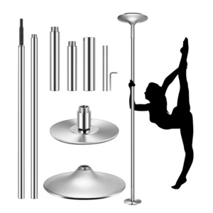 45mm Dancing Pole Stage For Bar Studio Show,Spinning Static 2235 To 2745mm  Full Kit Home Modern Removable Fitness Dance Pole