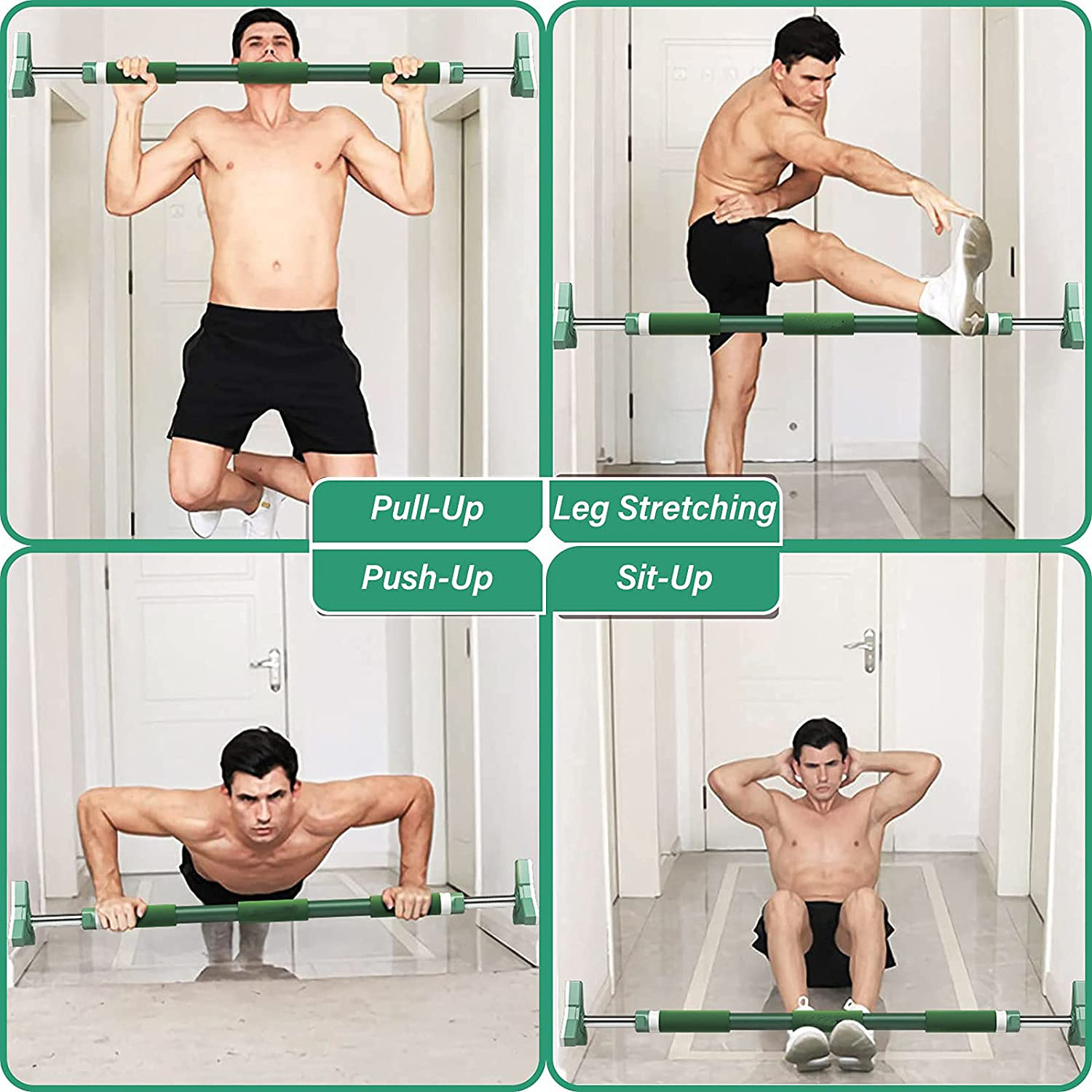 Pull up Bar for Doorway Doorframe Pullup Chin up Bar Home Fitness Exercise Bar