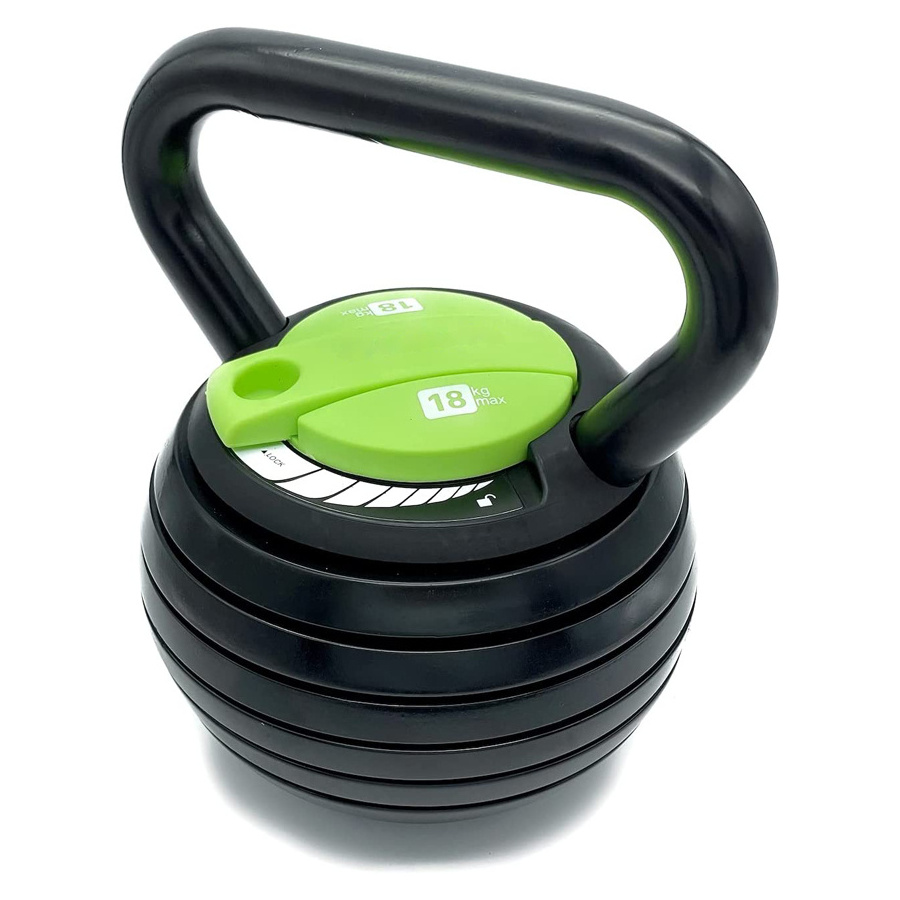 Competition-Grade Adjustable Kettlebell and Colorful Dumbbell Set