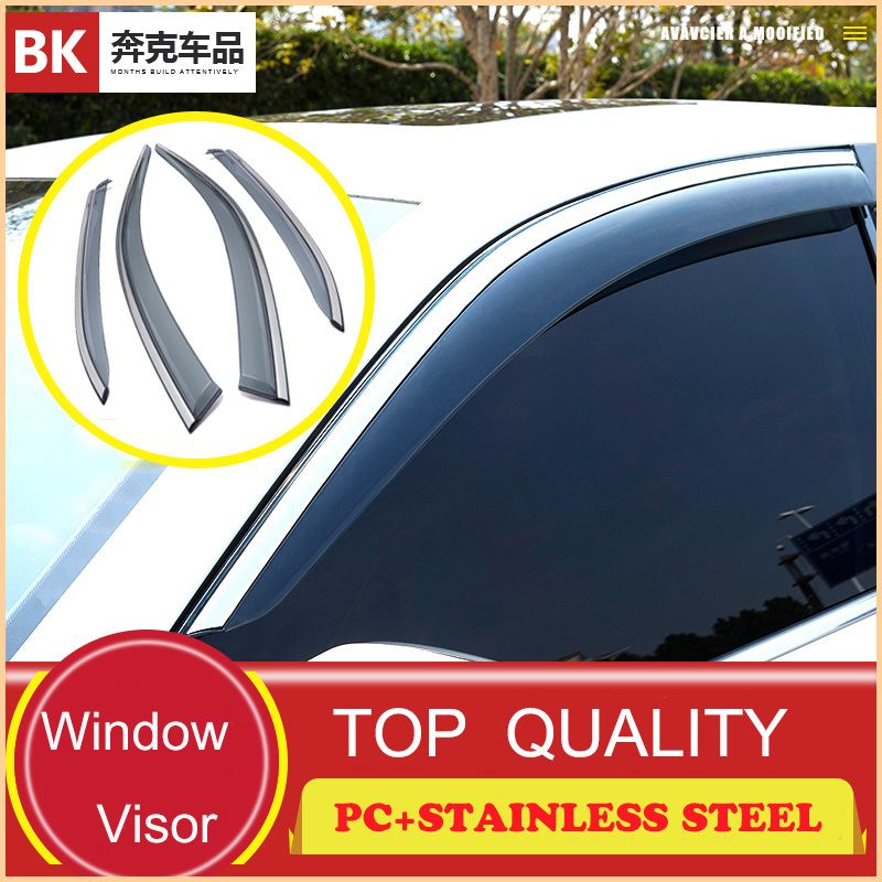 Car accessories Wind Deflectors for JEEP RENEGADE 2016 Wind vent Deflector Visors Rain Guards