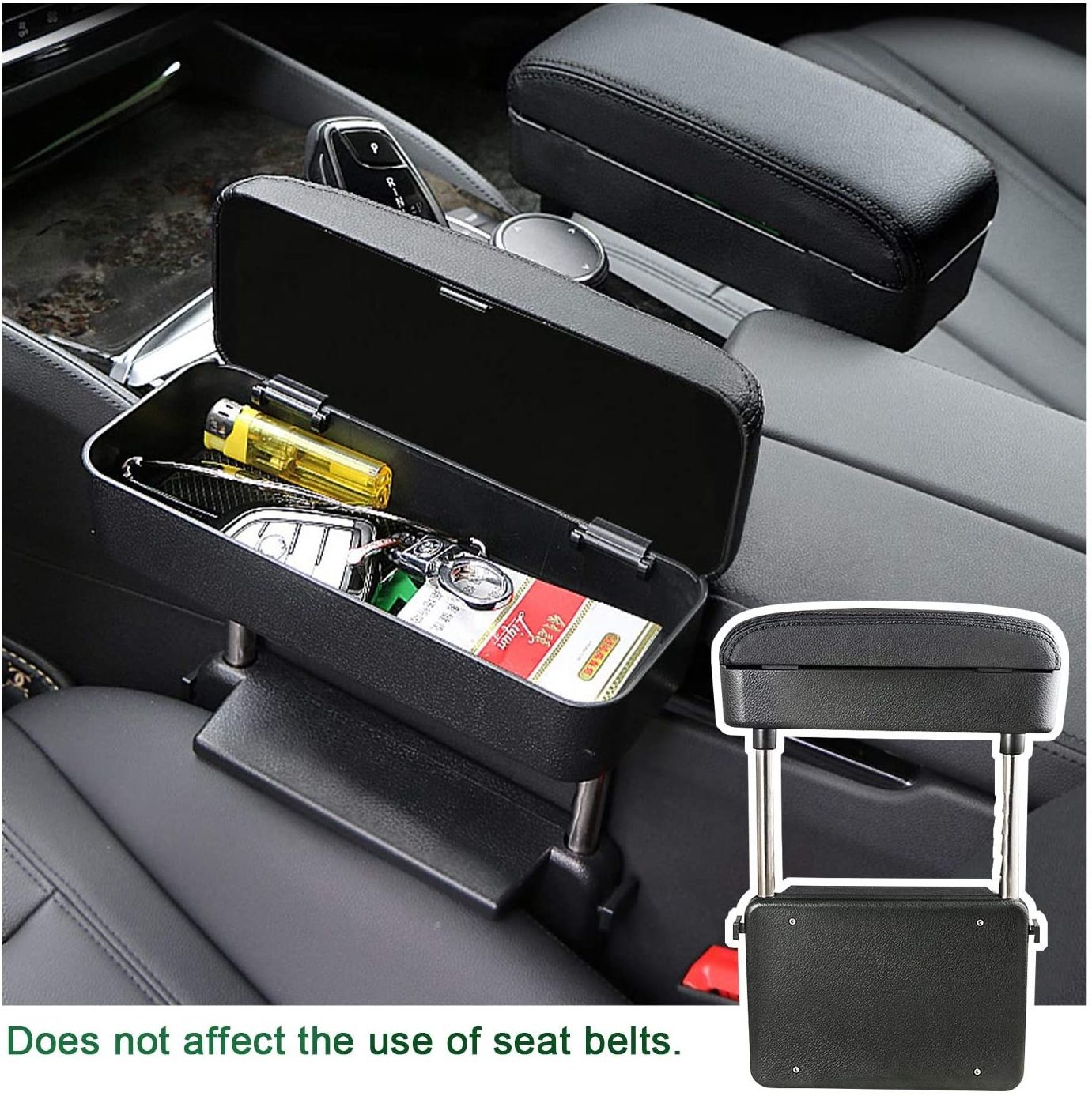 Adjustable Interior car accessories Console box Armrest Universal armrest multifunctional storage box car arm rest