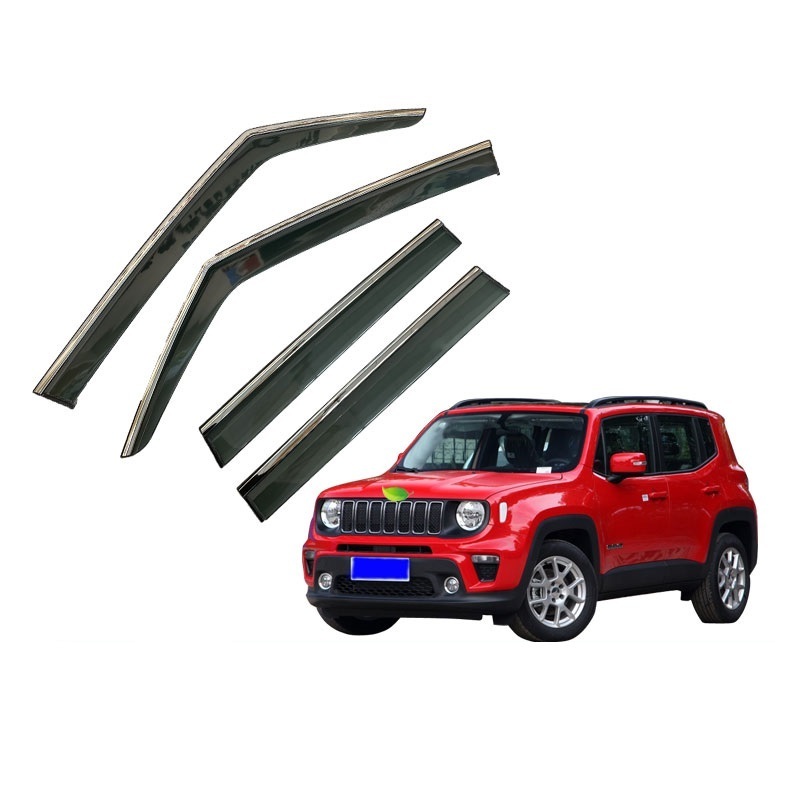 Car accessories Wind Deflectors for JEEP RENEGADE 2016 Wind vent Deflector Visors Rain Guards