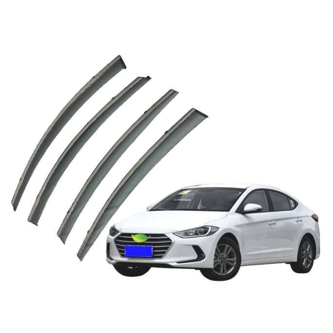 Rain Sun Guards Side Window Visor Car Door Wind Shield Deflectors For HYUNDAI Elantra 2015-2019 Exterior Accessories