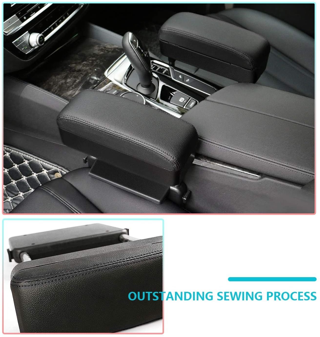 Adjustable Interior car accessories Console box Armrest Universal armrest multifunctional storage box car arm rest