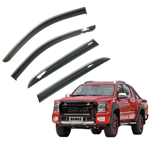 Auto Parts Pick up Truck Car Side Wind Deflector Visor Door Sun and Rain Guard Window Visor for Foton Grand General