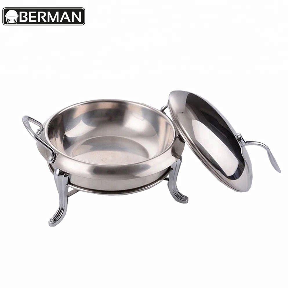 Stainless steel candle food warmer india , buffet food warmer catering serving dishes