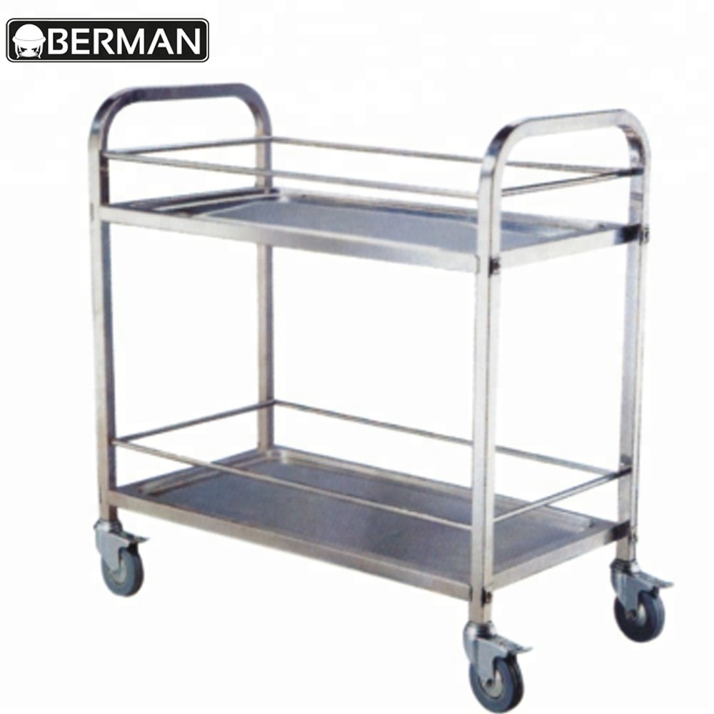 Commercial high quality food trolley prices , cheap 3 tier stainless steel dining cart / food trolley carts for sale