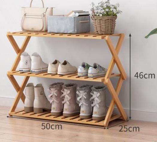 High Quality Wooden Foldable Shoes Rack Indoor Outdoor Living Room Customization Home Appliance