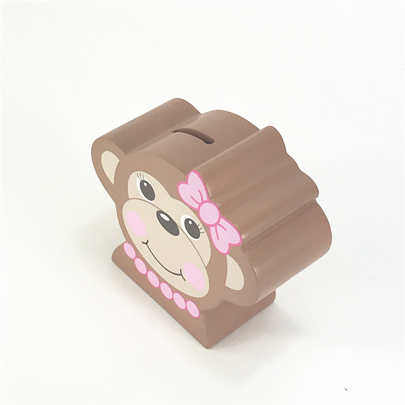 Wood Piggy Money Bank Saving Money Coins Boxes