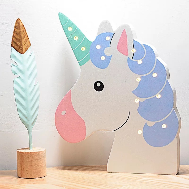 Wood Unicorn piggy bank wood money bank wooden saving money box