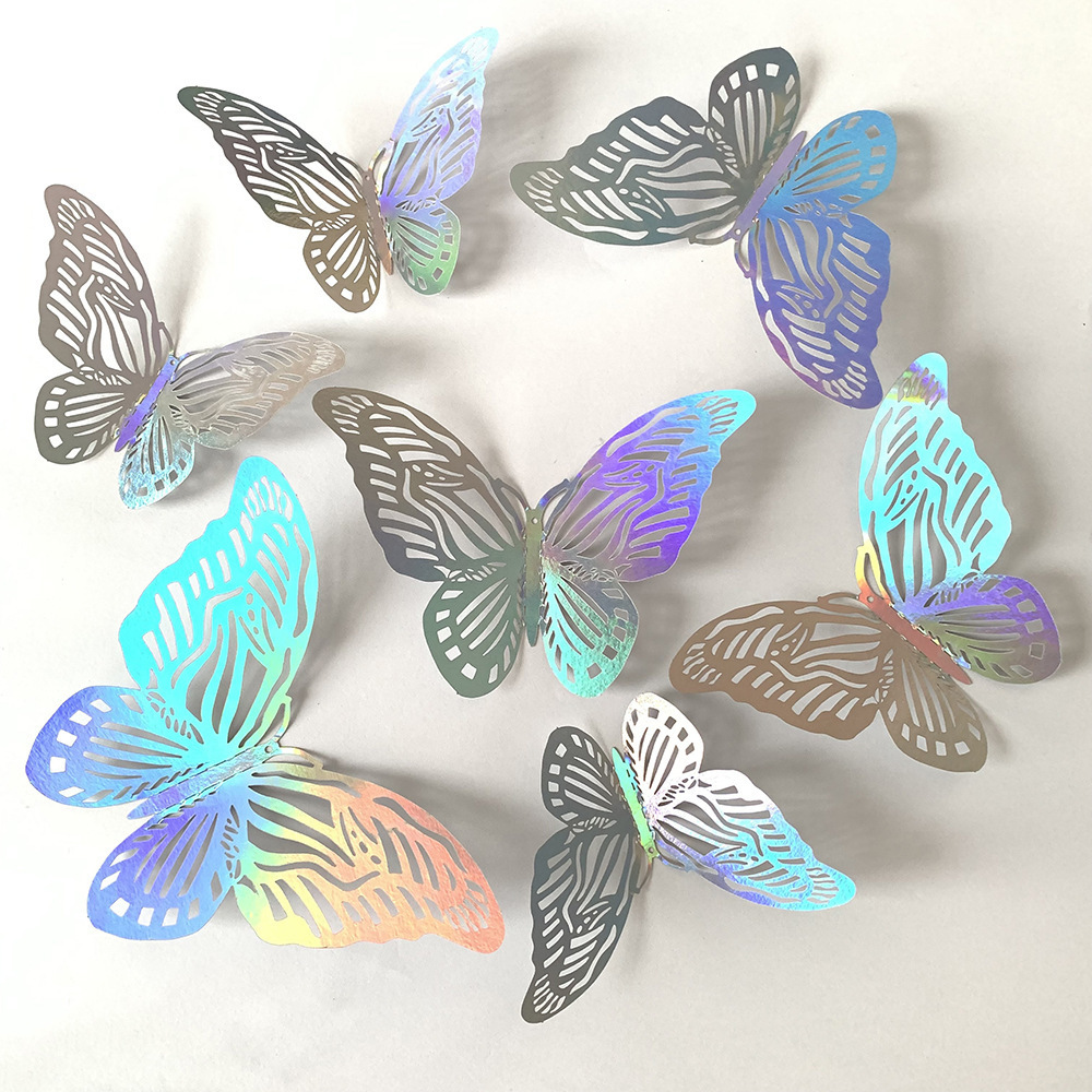 New deign 3d butterfly wall decals home decoration