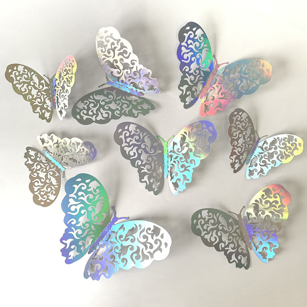 New deign 3d butterfly wall decals home decoration