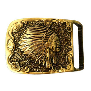 Manufacturer Wholesale Custom Zinc Alloy Stainless Steel Brass Mens Western Cowboy Logo Metal Belt Buckle For Men Western