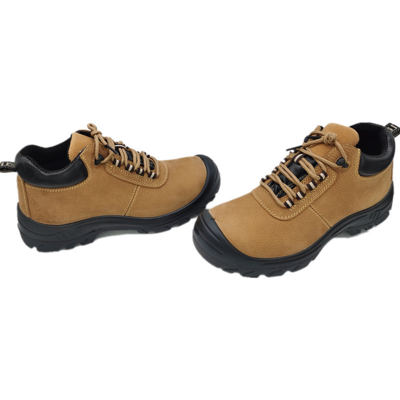 men leather work boots high quality oem safety shoes soft mountain working leather safety boots