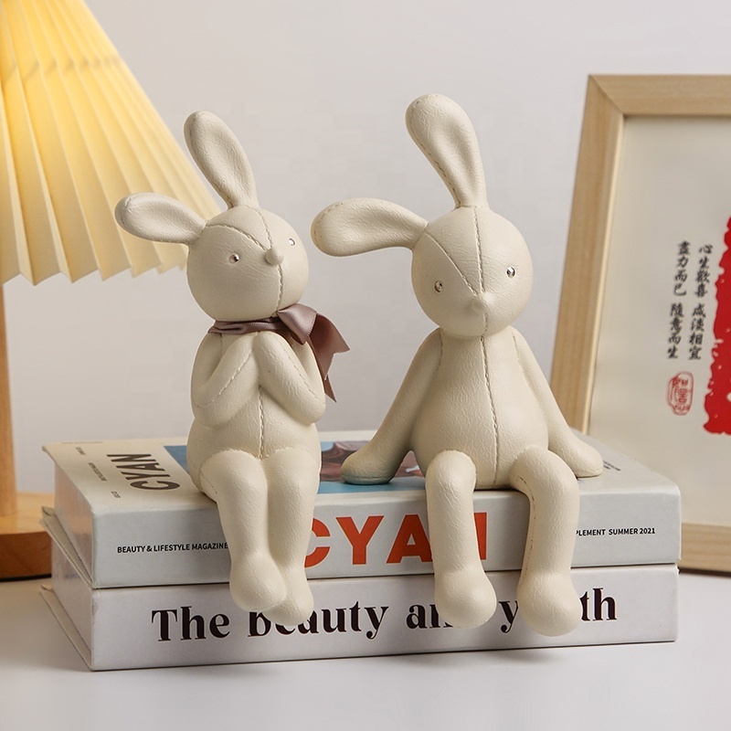 BHM Cute Desktop Decoration Rabbit Ornament Home Living Room TV Cabinet Creative