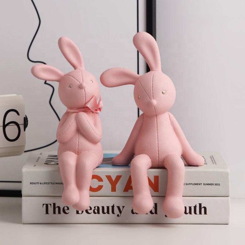 BHM Cute Desktop Decoration Rabbit Ornament Home Living Room TV Cabinet Creative