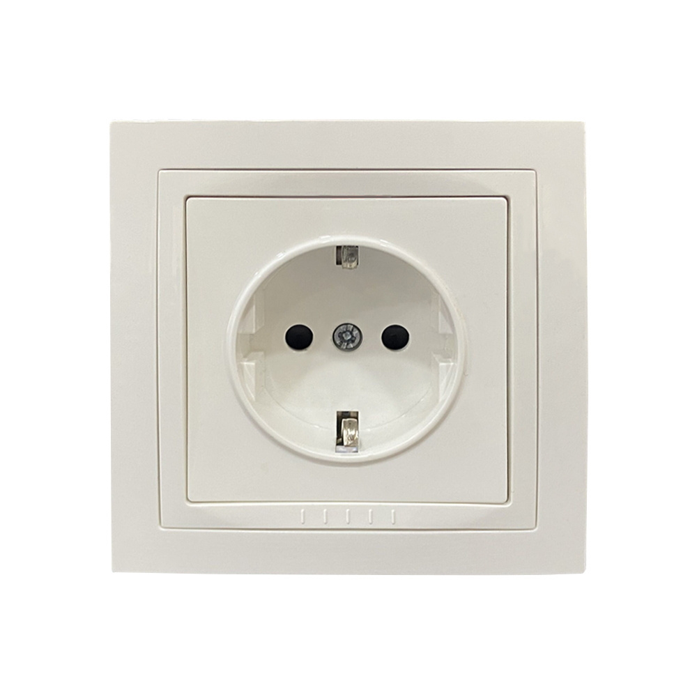 factory OEM white European standard German Electrical Equipment Wall Switches  for light