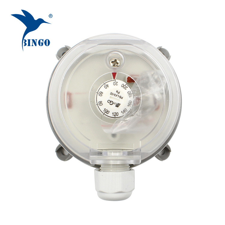 HVAC micro low differential air pressure switch