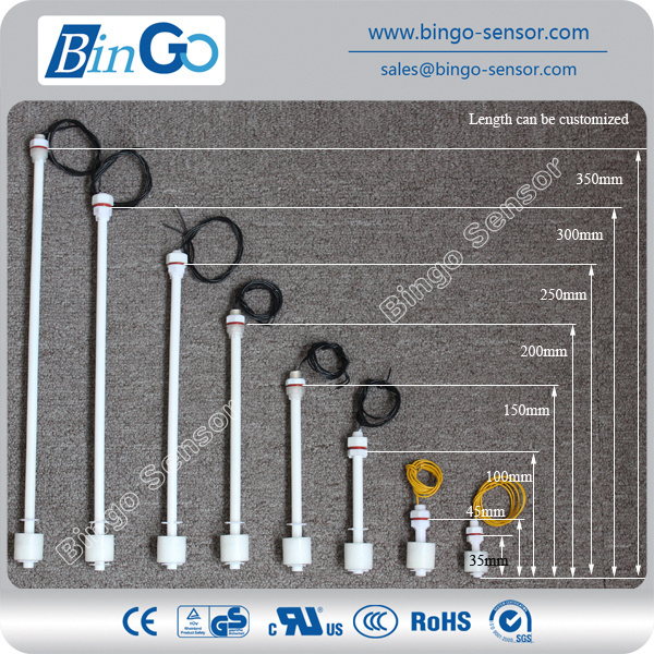 IP68 plastic vertical float level switch for clean water float switch